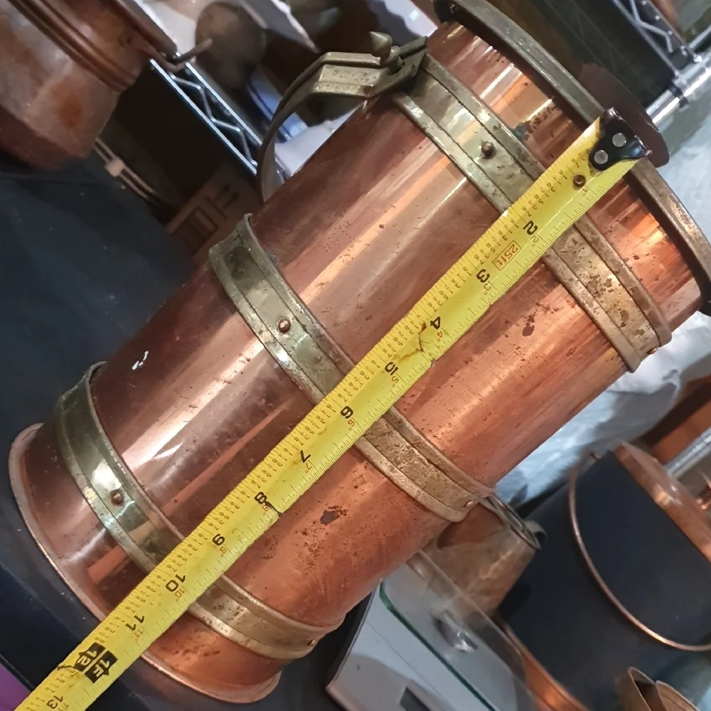 True Vintage Bongusto Italy Genuine Copper Ice Bucket